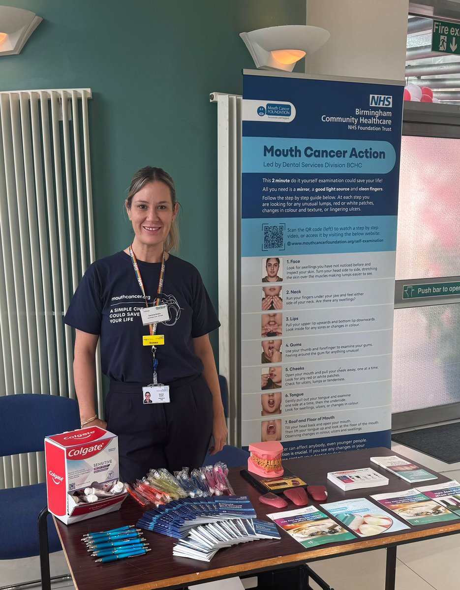 Tina Gorman (@tnag) on Twitter photo Delighted to see Gemma from our Dental Nurse Tutor team supporting this event to highlight Mouth Cancer Awareness <a href="/BchcDental/">BCHC Dental Services Division</a> <a href="/galligan41/">Lorraine Galligan</a> <a href="/bhamcommunity/">@bhamcommunity</a> <a href="/BCHC_CommCX/">BCHC Community Connexions</a> Delighted to see Gemma from our Dental Nurse Tutor team supporting this event to highlight Mouth Cancer Awareness <a href="/BchcDental/">BCHC Dental Services Division</a> <a href="/galligan41/">Lorraine Galligan</a> <a href="/bhamcommunity/">@bhamcommunity</a> <a href="/BCHC_CommCX/">BCHC Community Connexions</a>