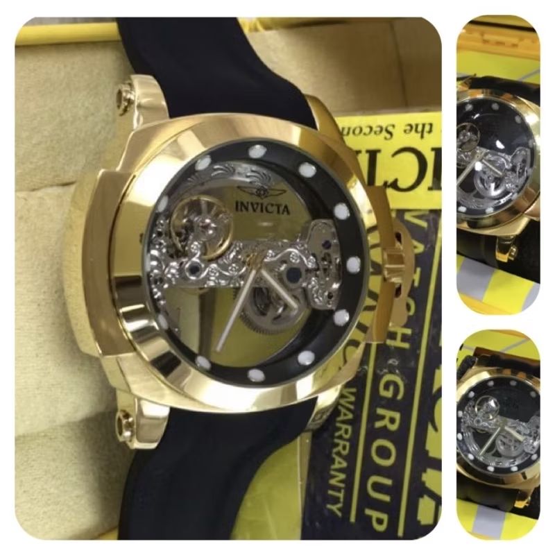 comprecomcelo's tweet image. Dê uma olhada em Relógio Invicta Coalition Forces Automático 24708 Gold 18k Preto por R$499,00. Compre na Shopee agora! s.shopee.com.br/9UkfMhZw8P?sha…