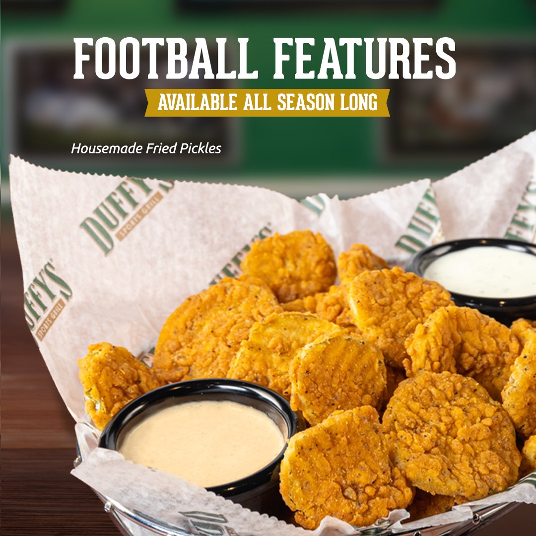 duffysmvp's tweet photo. 🏈 Catch the final weekend of the #CollegeFootball Regular Season with our Football Features!

#OhioState vs #Michigan 12PM
#NotreDame vs #USC 3:30PM
#Miami vs #Syracuse 3:30PM
#FAU vs #Tulsa 3:30PM
#FSU vs #Florida 7PM

#DuffysMVP #FootballFeatures #FriedPickles https://t.co/9p7gXOFQzr