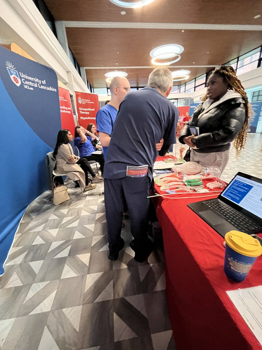 here we are on Preston campus OpenDay come and see us to chat all about Operating Department Practice in Harrington social space and subject talk at 14:00 Greenbank 175
