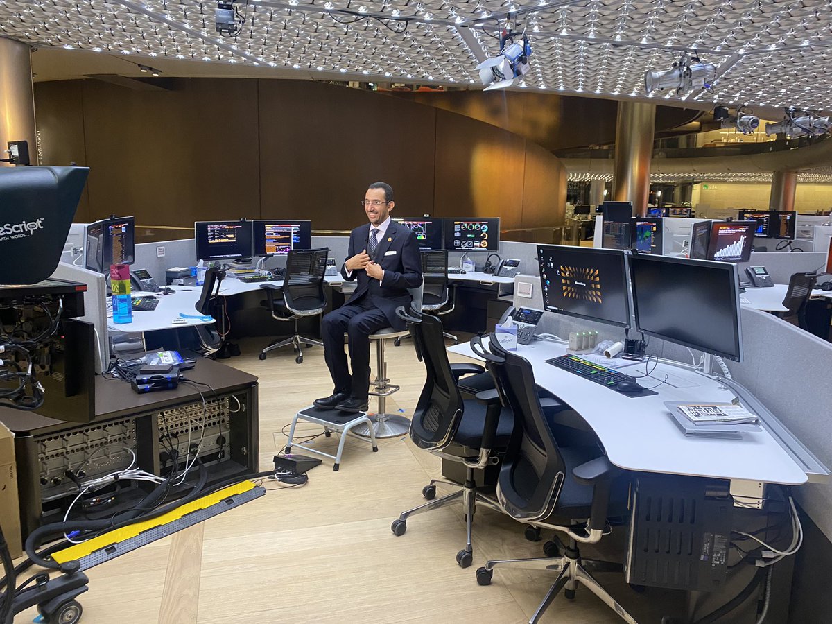 YAlshammari's tweet photo. Had a great morning speaking to #Bloomberg @business #Middle_East_Africa_Horizons with @JoumannaTV on what to expect from the upcoming #OPEC+ meeting next week
Tune into the full show: https://t.co/LdUmuORZmW
@OPECSecretariat 
@MoEnergy_Saudi https://t.co/Rpe2HlAhg1