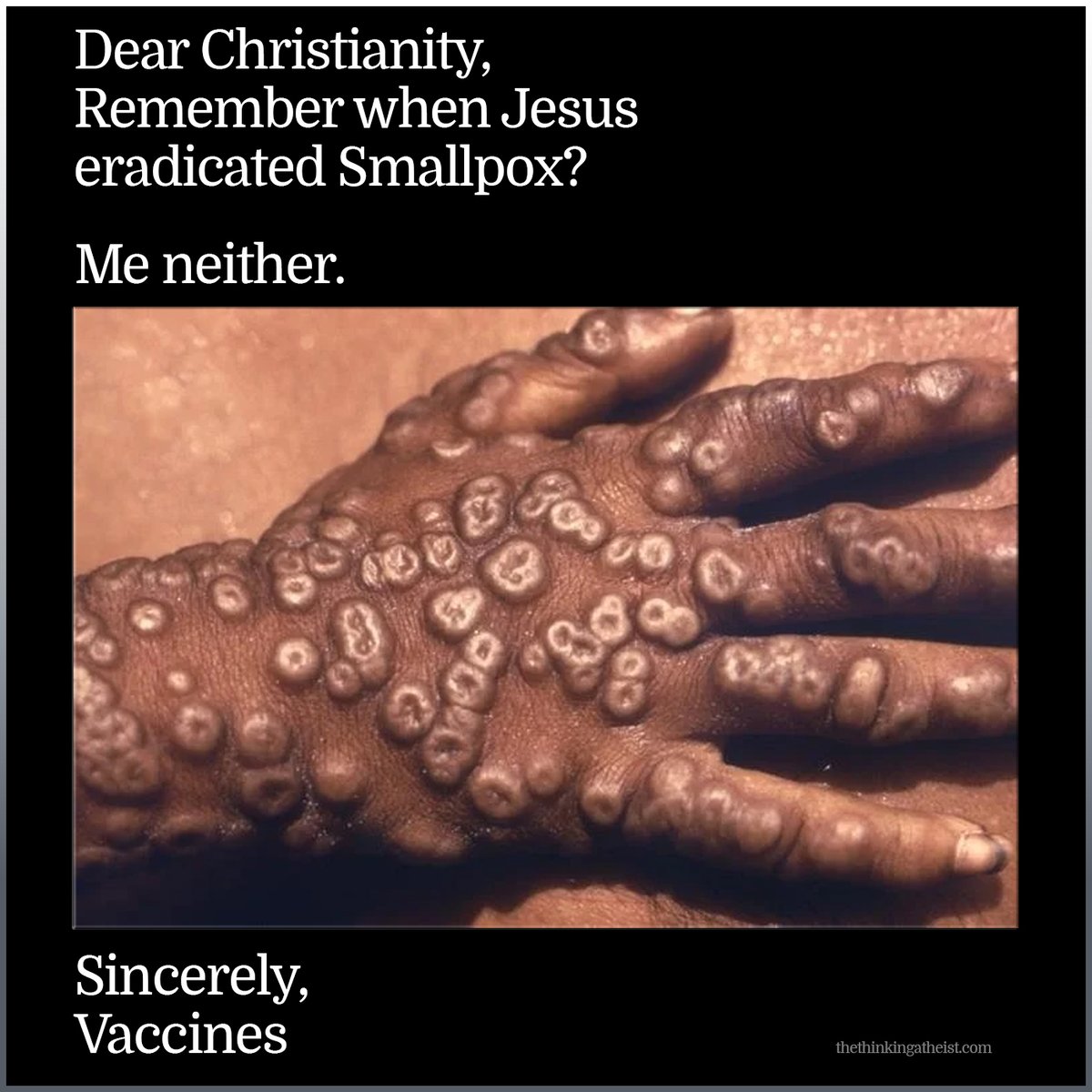 ThinkingAtheist's tweet photo. #vaccines #VaccinesWork https://t.co/jfVKhhtA8x