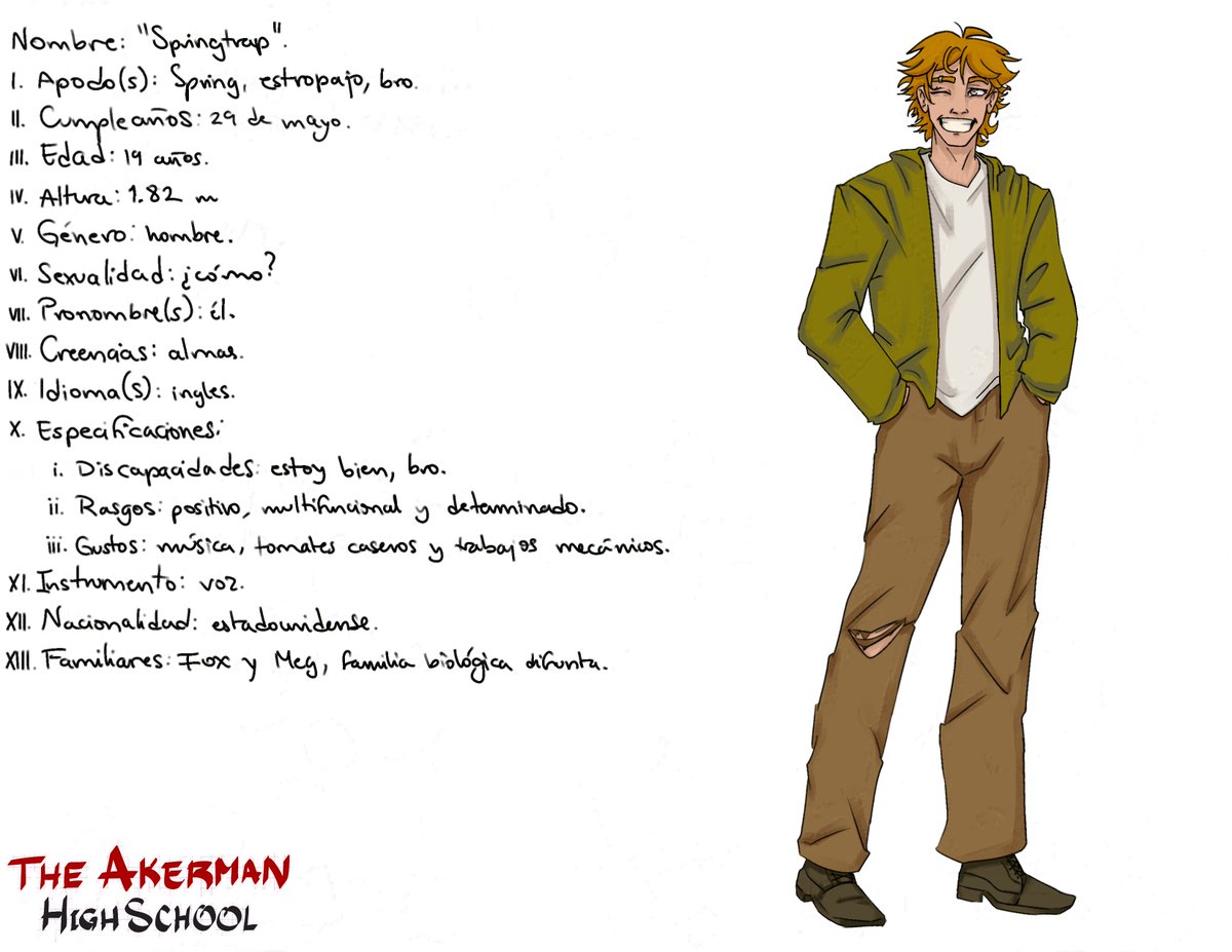 theakermanhs's tweet photo. Ficha de Springtrap, el más chambeador

#FNAFHS #FHS #FNAFHSRE #FHSRE #digitalart #fhsrb #tahs #theakermanhs #springtrap #springtraptahs https://t.co/QEORG6xD4L