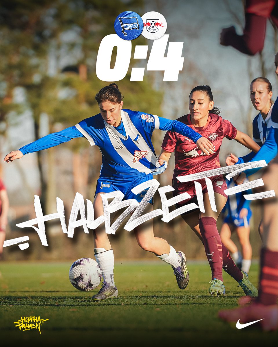 HerthaBSCFrauen's tweet photo. 45': Halbzeit. Kurz durchatmen, erste Hälfte abhaken und dann mit neuer Energie wieder los.
#BSCRBL #BSCFrauen I 0:4 I #HaHoHe https://t.co/59TiEigzKs