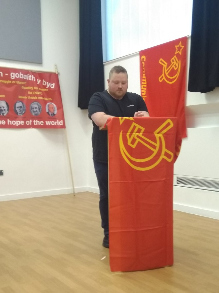 Welsh Communists (@welshcommunists) on Twitter photo Twm Draper from <a href="/cymrucubacsc/">Cymru Cuba</a> addressing Welsh Communist Party Congress outlining the work of <a href="/CubaSolidarity/">Cuba Solidarity Campaign</a> in Wales and the need to redouble our #Solidarity with Cuba to campaign to end the blockade and remove Cuba from the list of state sponsor of terrorism ✊ Twm Draper from <a href="/cymrucubacsc/">Cymru Cuba</a> addressing Welsh Communist Party Congress outlining the work of <a href="/CubaSolidarity/">Cuba Solidarity Campaign</a> in Wales and the need to redouble our #Solidarity with Cuba to campaign to end the blockade and remove Cuba from the list of state sponsor of terrorism ✊