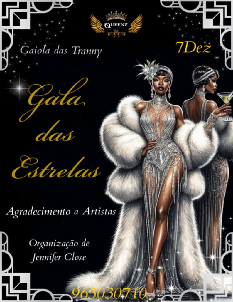 JenniferClose18's tweet photo. Queenz Club, tem o privilégio de apresentar a última Gaiola das Tranny do ano 2024.
Um evento produzido por Jennifer Close , que tornará esta noite glamorosa com a Gala das Estrelas.
Junta te a nós para assistirem á maior Gala de Transformismo num clube liberal.
Reserva 963030710 https://t.co/ET2d4sGpTB