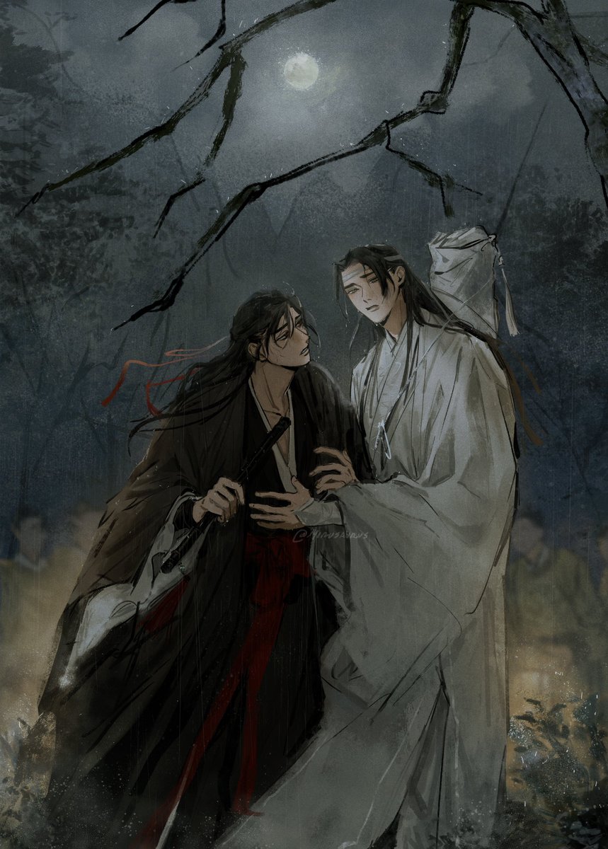 Mirusaurus's tweet image. Coming back to life with this cute project! 🫂🫂
#含老企画_華胥之梦 #MDZS