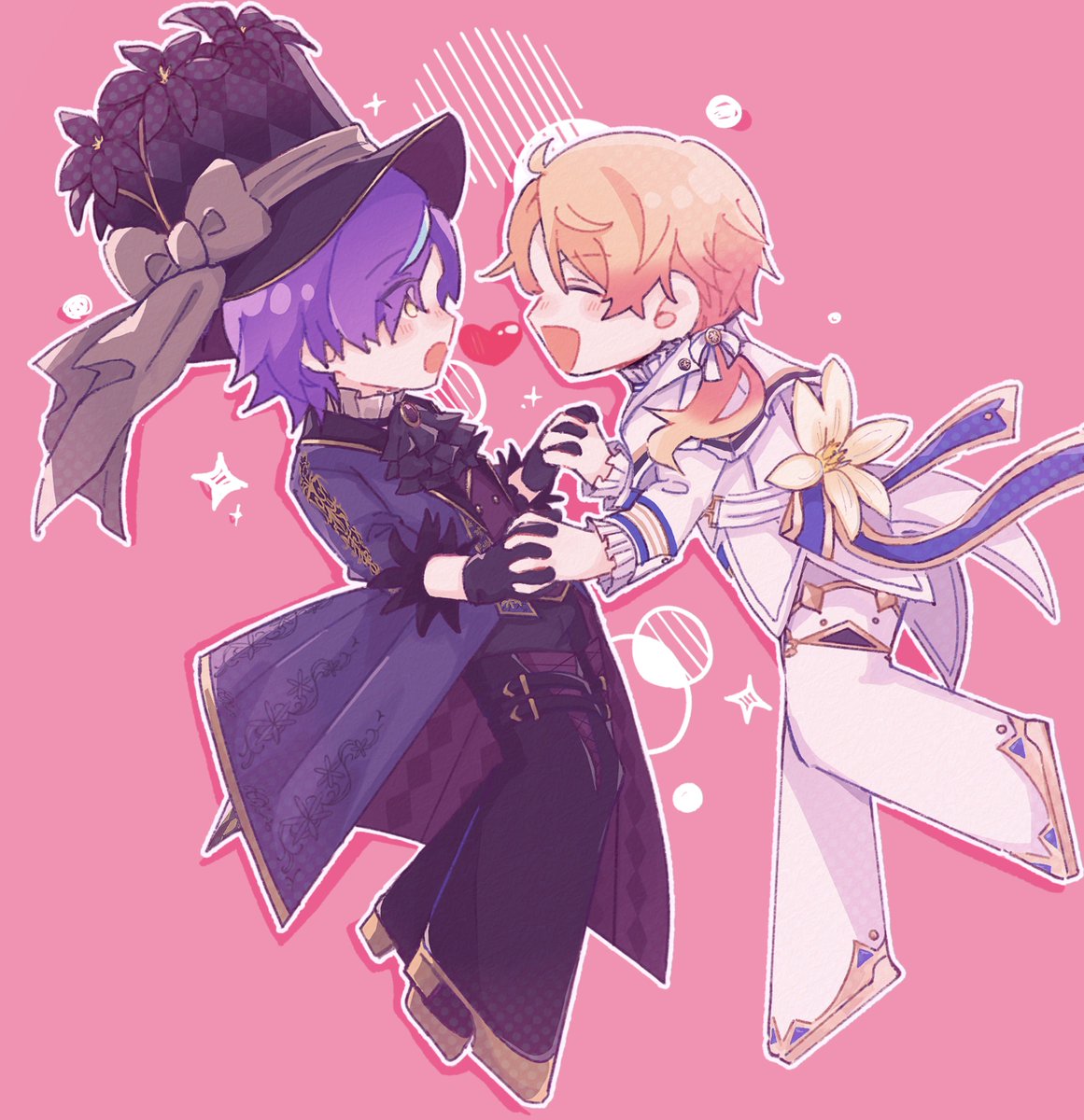 黒白百合ぎゅ〜❣️❣️