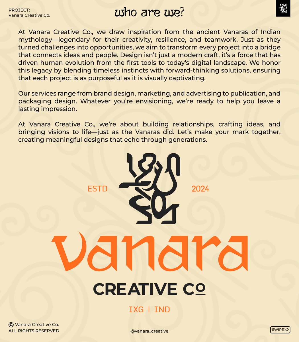 vanara_creative's tweet image. 🚀Vanara Creative Co. is here to transform ideas into designs that inspire and leave a lasting impact! 🐒💡 From bold branding to standout creativity, we’re all about making visions come alive.

May The Vanar Be With You 🐒
#GraphicDesign #DesignInspiration #CreativeDesign