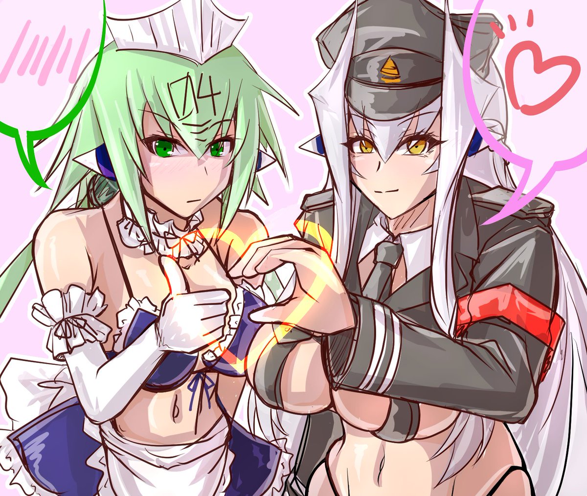 #今月描いたイラストを晒そう
催眠クロは加筆、他色々(2/2) 