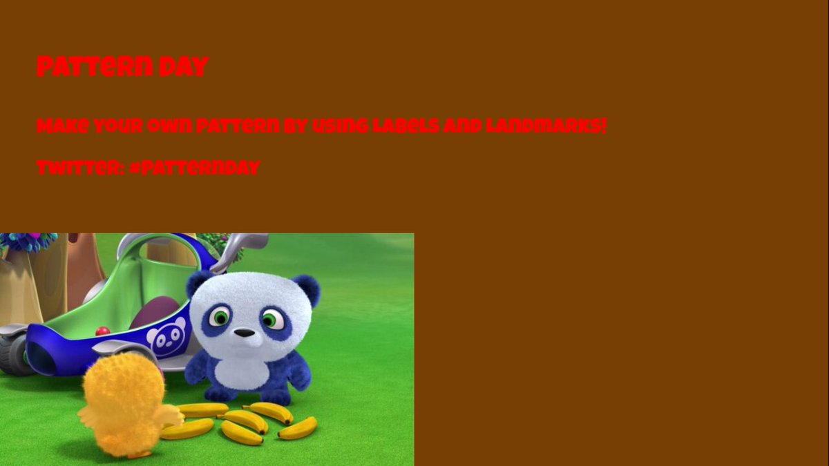 JaneCrane75655's tweet image. Today is Pattern Day - Make your own Pattern by using Labels and Landmarks! Please send us the picture on twitter and post is in #PatternDay!