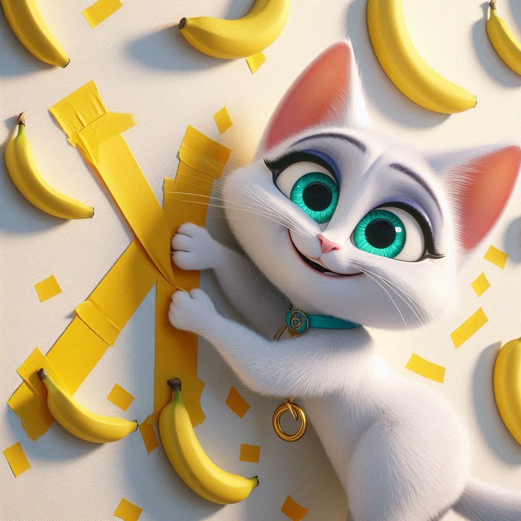 🍌 Breaking Banana News ! 🍌

Seems like Justin Sun set the bar very high for snacks, munching on a $6.2M banana “art piece.” 
Meanwhile, $NOCHA decided to create her own masterpiece by scotching bananas everywhere. 🎨

When you’ve got creativity, if “the concept” is what