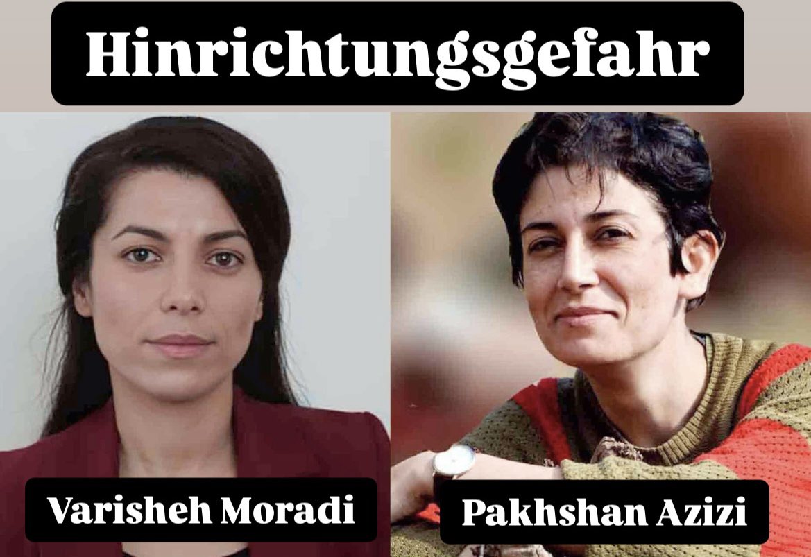 Don’t let them kill them. #PakshanAzizi #VarishehMoradi #StopExecutionInIran