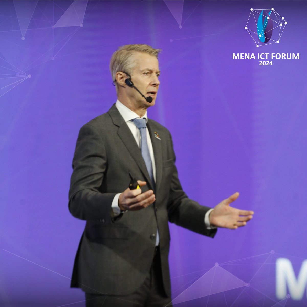 Throwback to an inspiring keynote: Shaping Tomorrow - Setting Goals for a Mobile-Driven Future.

Mr. Mats Granryd, GSMA Director General, highlighted MENA’s leadership in 5G and future goals in AI, spectrum, and sustainability for a connected world.