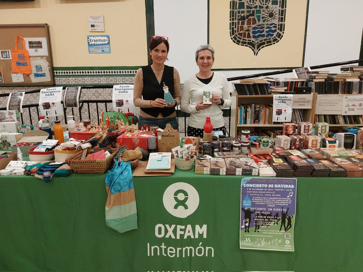 OIenMalaga's tweet photo. ¡Esta semana hemos llevado el @ComercioJustoOI de  @OxfamIntermon  a la Escuela Oficial de Idiomas! 🤩 

¿Pensando en regalos de #Navidad?✨️🎁 buena ocasión para regalar sostenible con comercio justo 💚 

Tienda de #Málaga en C/ Casas de Campos 10 en #Soho ¡sorpréndete! 🎉 https://t.co/HtCm3vOEFy