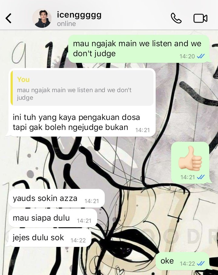 greynism's tweet photo. #jesicen; we listen and we don't judge https://t.co/CZawm3srzY