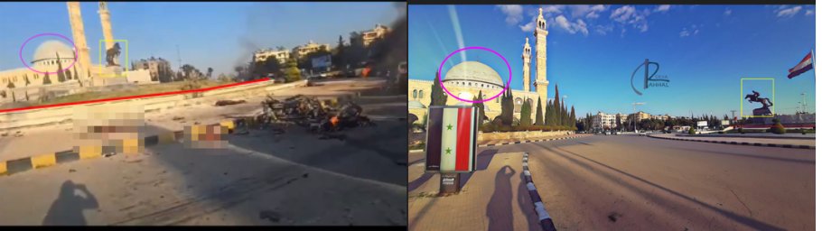 OSINT-journalist (@ososint) on Twitter photo Geolocation I The aftermath of allegedly Russia bombing in Al Basel Square, Aleppo. 36°11'59.1"N 37°06'38.2"E maps.app.goo.gl/DMjgmR5CfUNVGw… <a href="/GeoConfirmed/">GeoConfirmed</a> Geolocation I The aftermath of allegedly Russia bombing in Al Basel Square, Aleppo. 36°11'59.1"N 37°06'38.2"E maps.app.goo.gl/DMjgmR5CfUNVGw… <a href="/GeoConfirmed/">GeoConfirmed</a>