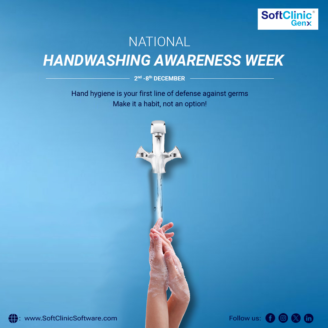 SoftClinic_Jvs's tweet photo. ๐งผ National Handwashing Awareness Week
Hand hygiene is your first defense against germs. ๐ซ๐ฆ Make it a habit, not an option!
๐ Keep yourself and others safe, one wash at a time. ๐ง
#HandwashingWeek #Doctor #hospital #HospitalManagementSoftware #hospitalmanagementsystem https://t.co/gc3GMjOWnk