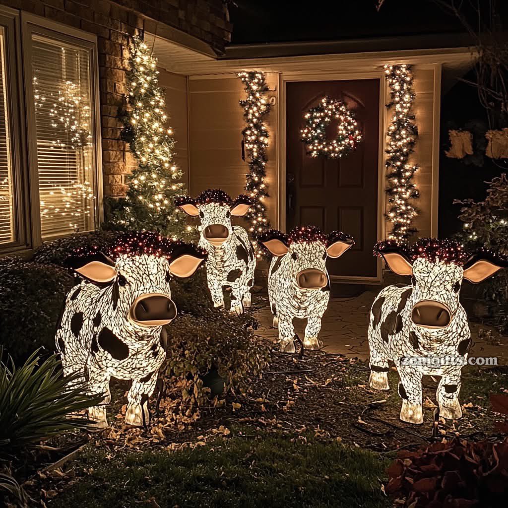 aliparkCOW's tweet photo. That’s the Christmas COWnt down started…#christmascow #christmasdecorations 🐄🐄 https://t.co/0yzwx5N6Dq