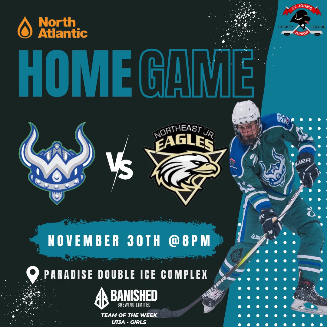 It’s game day and your Paradise Warriors are hosting the <a href="/ne_jreagles/">NE Junior Eagles</a>!

📍Paradise Double Ice Complex (B)
🗓️ Saturday, November 30th
⏰ 8:00 pm

#warriorshockey