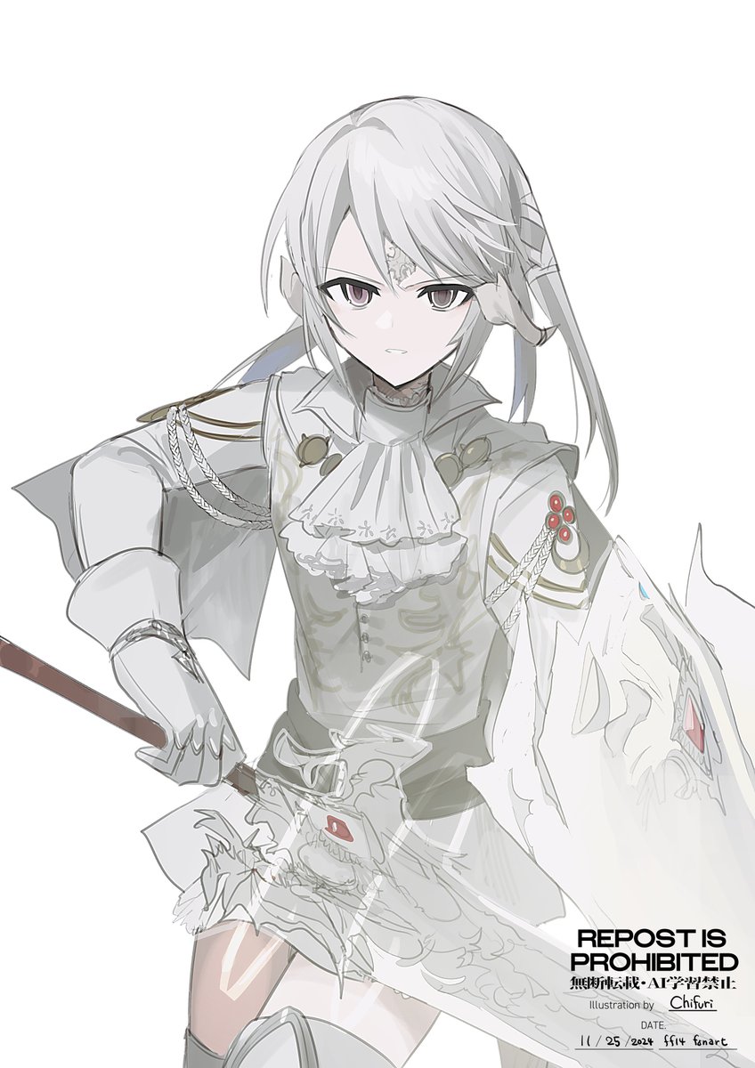 ff14の自キャラ絵 