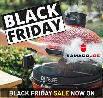 BLACK FRIDAY Sale Now On 15% OFF
All Kamado Joe Grills &amp; Accessories
Hurry... ends Dec. 2nd
birstall.com/kamadojoe