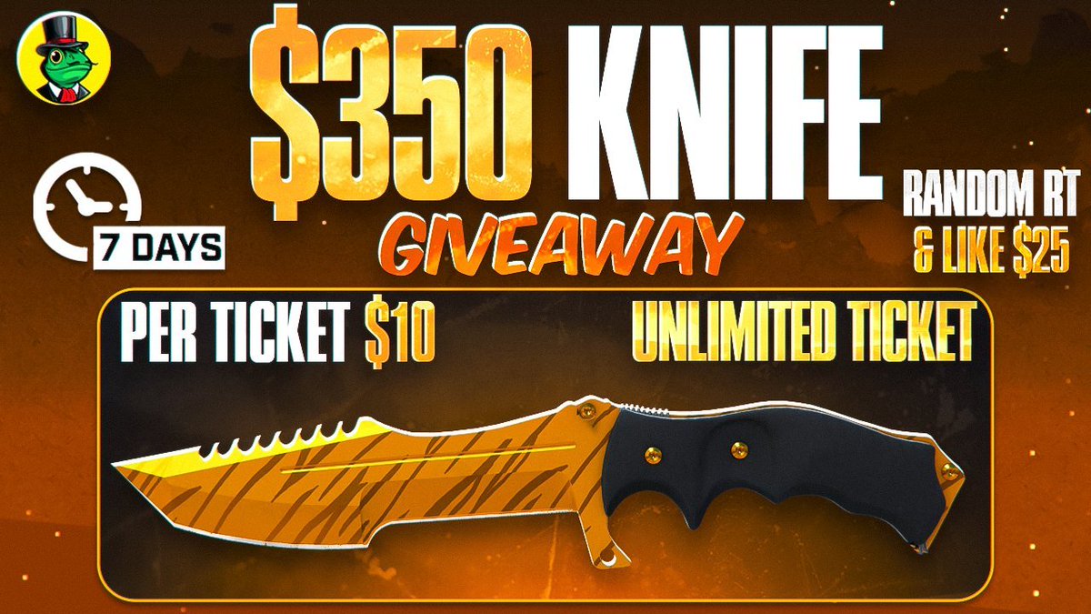 Destructum's tweet photo. 💍350$ Skinclub Deposit Contest  💍

🏆350$ Huntsman Knife Tiger Tooth FN for a random ticket
🎁25$ Bonus for a random retweet-Like

✅Deposit 10$ Per Ticket - No Limit (Dm with proof full page)
https://t.co/WFzlT5aEDs https://t.co/pXRx6BDOGY 

⏰7  Days
#CS2 #CS2GIVEAWAY #CSGO https://t.co/aLwS6c38TN