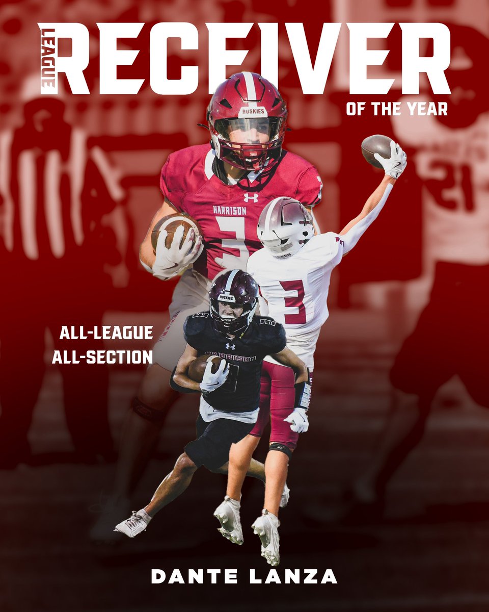 Special congratulations to Dante Lanza for this big time recognition. An exclamation point on an amazing career. Well earned and deserved! #HuskyCountry