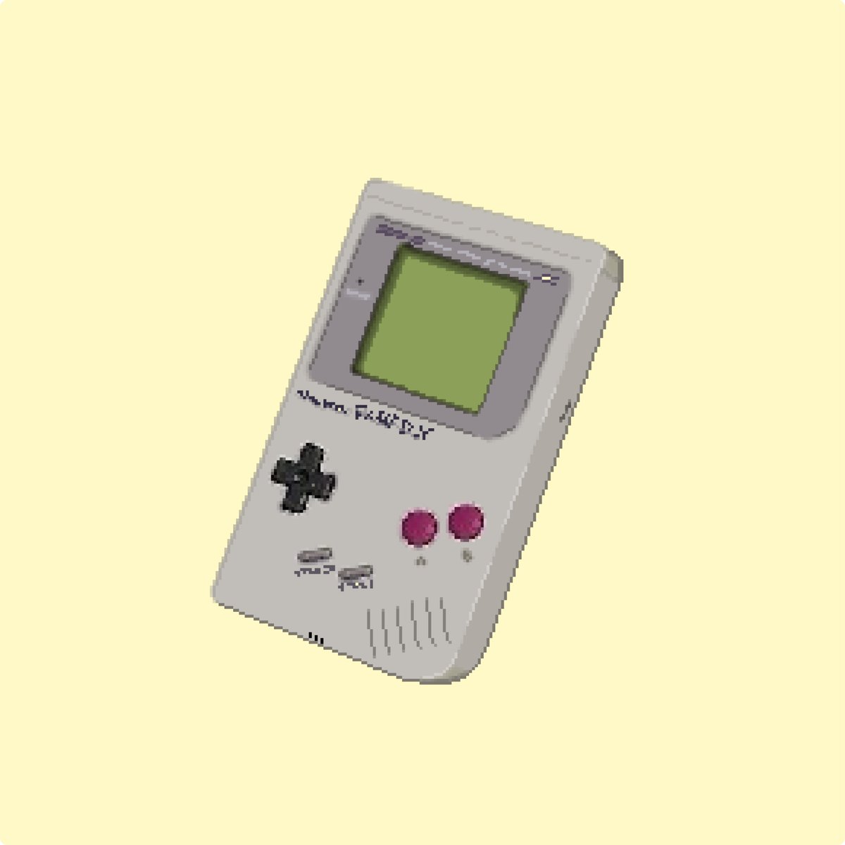 NvdmKim's tweet photo. 1990 - Original Nintendo GAME BOY🎮🧩#aseprite#pixelartwork #artistsoninstagram #pixelartsociety #game #gameboy #nintendo https://t.co/WXeKImiKLf