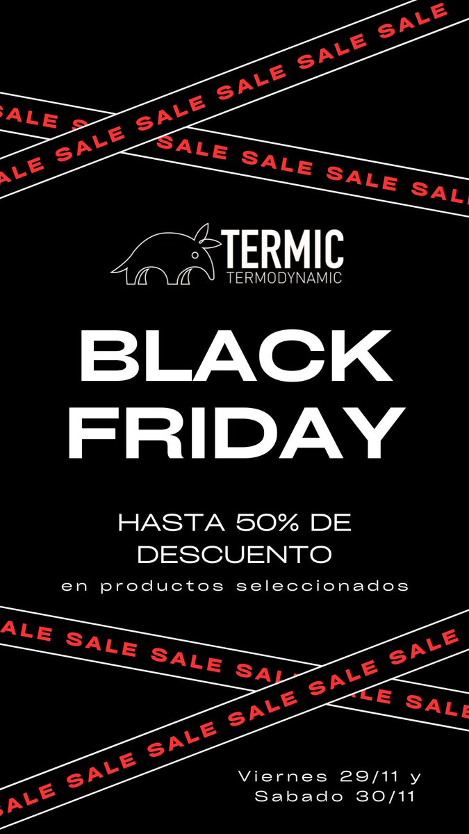 sanlonewspy's tweet photo. #blackfriday2024 📣😍 Aprovechá descuentos de hasta 50 % en #Termicpy sucursal #SanLorenzo 🧉✨️

Te esperamos hoy hasta las 15:00 horas. Descuentos en productos y grabado láser 🥳🥳🥳

📍️10 de Agosto casi Gaspar Rodríguez de Francia, #SanLorenzo.

📲WhatsApp 0981888093. https://t.co/m2GV9ifAwh