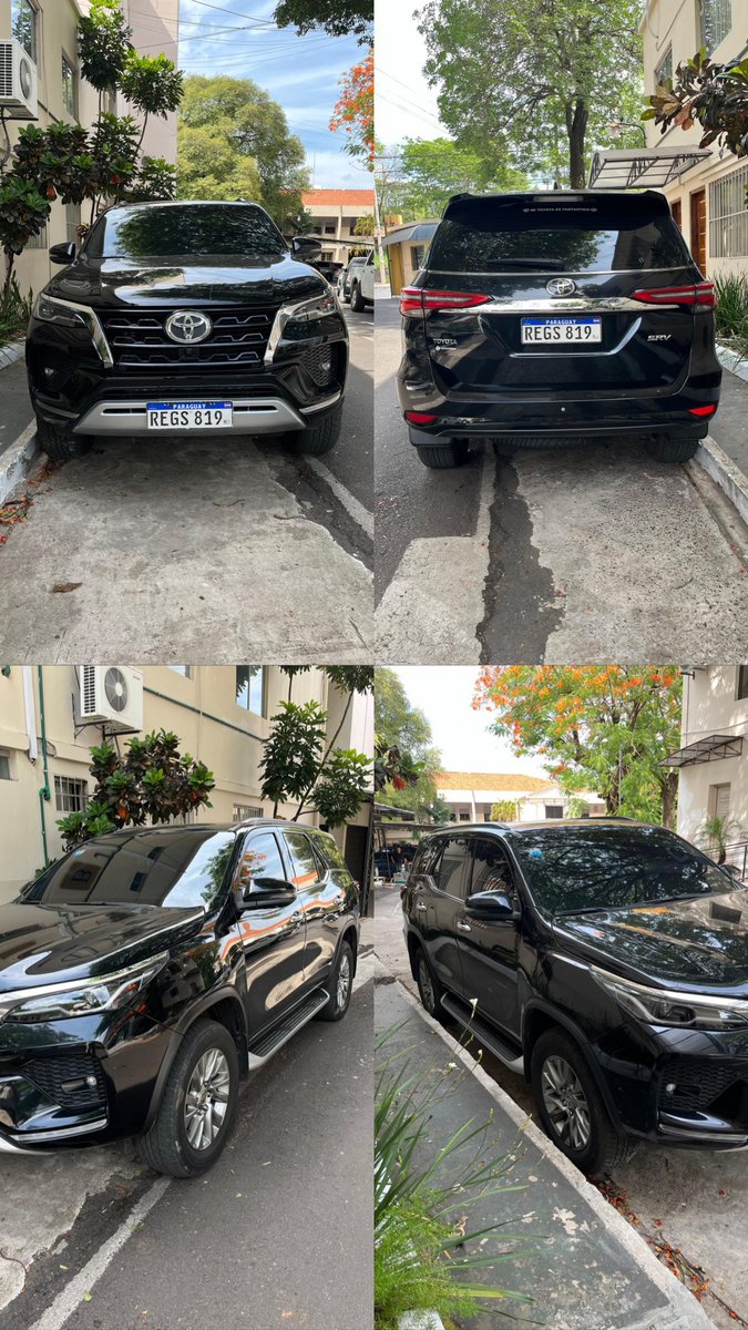 URGENTE!!!!

Acaban de robar esta camioneta 

MODELO: Toyota Fortuner SRV 2023
Chapa: REGS 819

Fue robada entre las 10pm y 3am sobre concejal vargas esquina guido spano

Porfa ayuden a compartir y a reportar si la ven🙏🏼🙏🏼🙏🏼