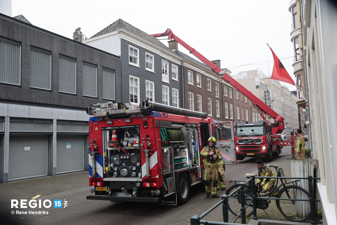 Grote brand in kantoorpand Lange Vijverberg, Den Haag