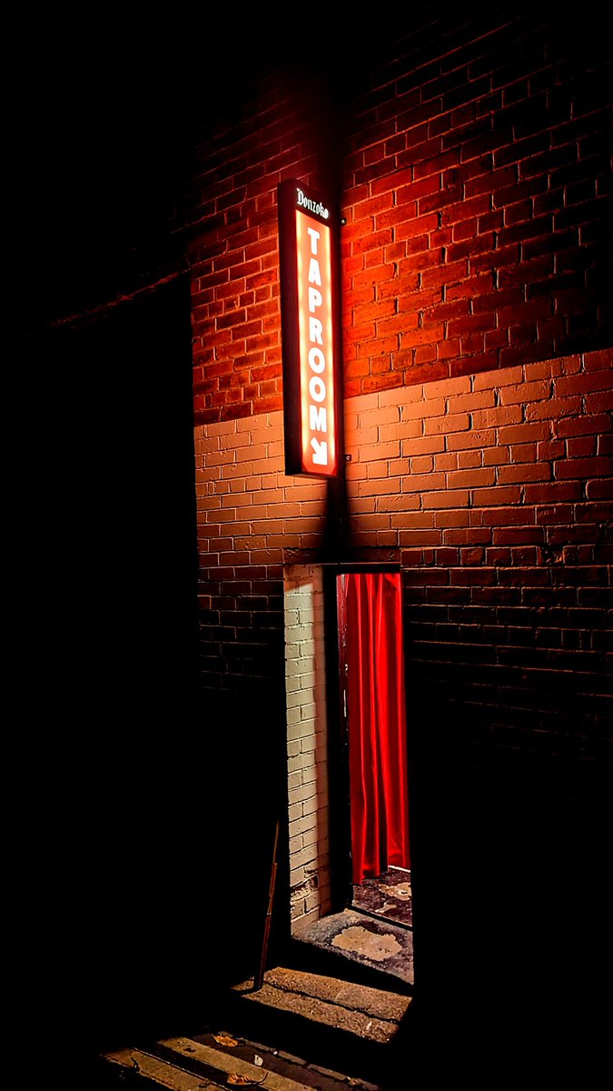 New sign! Not as seedy as it appears.