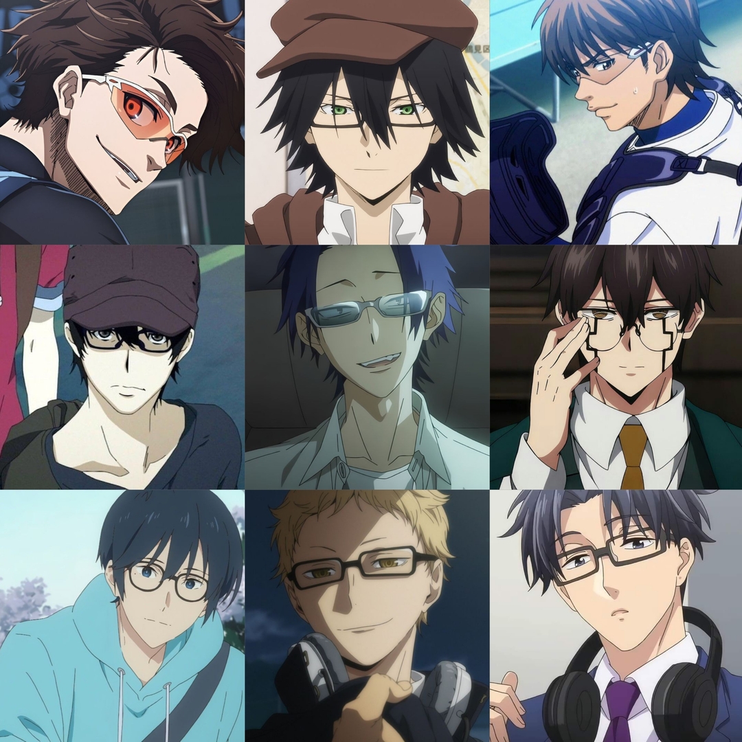 anf Anime characters with glasses are hot btw🧎🏻\u200d♀️🧎🏻\u200d♀️, image size:1080x1080