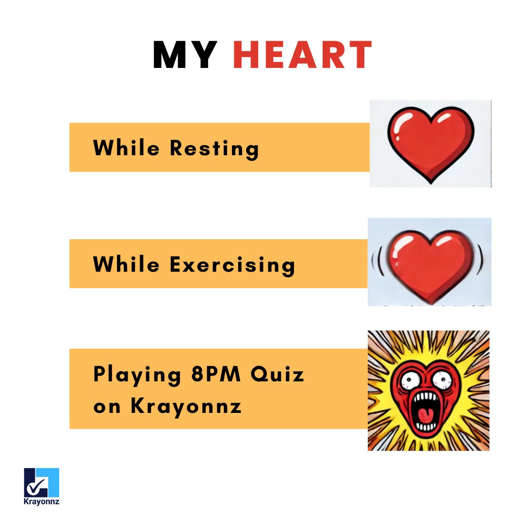 True or not True?

Let us know in the comment! The Krayonnz 8 PM Quiz Rush is real. Join us Monday to Saturday at 8:00PM to check for yourself.
#quiz #daily #heartmemes #funquiz #liketime #comment #dailyquiz #krayonnz
