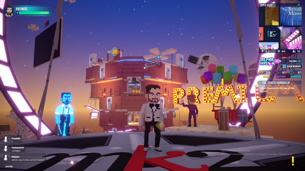 hzr_yr's tweet photo. Lights, camera, action! I'm at the @mk2 Tower in The Quest for Movie Magic in @TheSandboxGame. Ready to be the star of my own blockbuster! 🎬🌟 https://t.co/kXm4otWtv5 #TheSandbox #AlphaSeason4 #AS4SocialChallenge https://t.co/h6TTnRSR1O