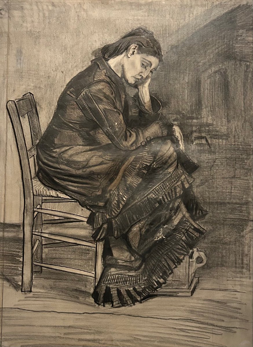 Stichting De Ploeg (@ploegstichting) on Twitter photo Vincent van Gogh. Zittende vrouw. 1882, pen, inkt en waterverf op papier, <a href="/krollermuller/">Kröller-Müller Museum</a>, nu te zien in <a href="/groningermuseum/">Groninger Museum</a> expo ‘Hoe van Gogh naar Groningen kwam’ Vincent van Gogh. Zittende vrouw. 1882, pen, inkt en waterverf op papier, <a href="/krollermuller/">Kröller-Müller Museum</a>, nu te zien in <a href="/groningermuseum/">Groninger Museum</a> expo ‘Hoe van Gogh naar Groningen kwam’
