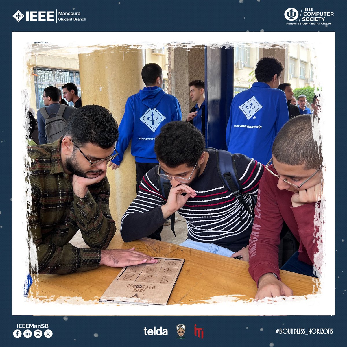 IEEEManSB's tweet image. Day one is completed, on to the next mission!

Stay hyped for our next station.

#IEEE_ManSB
#IEEE_ManCSC
#Boundless_Horizons