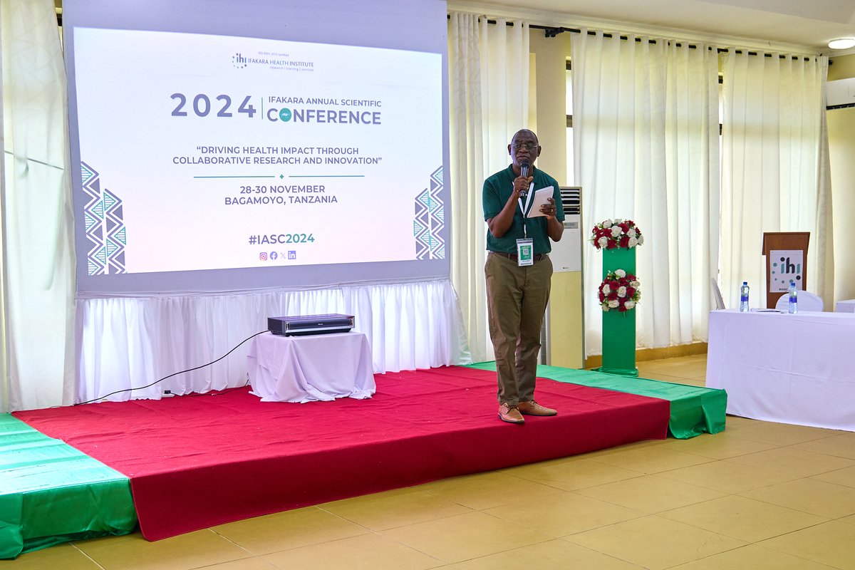 ifakarahealth's tweet photo. #IASC2024
Wrapping up on a high note!

We celebrated excellence with awards recognizing outstanding contributions of our scientists in turbo talks, oral presentations, and poster presentations. 🏆🎉

The @Ifakarahealth CED, Dr. Honorati Masanja, closed the event with a call to action: Foster stronger collaborations with stakeholders and communities, and transform the past three days of insightful discussions into meaningful, actionable outcomes!🚀

Together, we're advancing innovation and impact! 💡💪

>> https://t.co/0j6bHzfTmC
>> #IFAKARAevents #Innovation #ResearchImpact