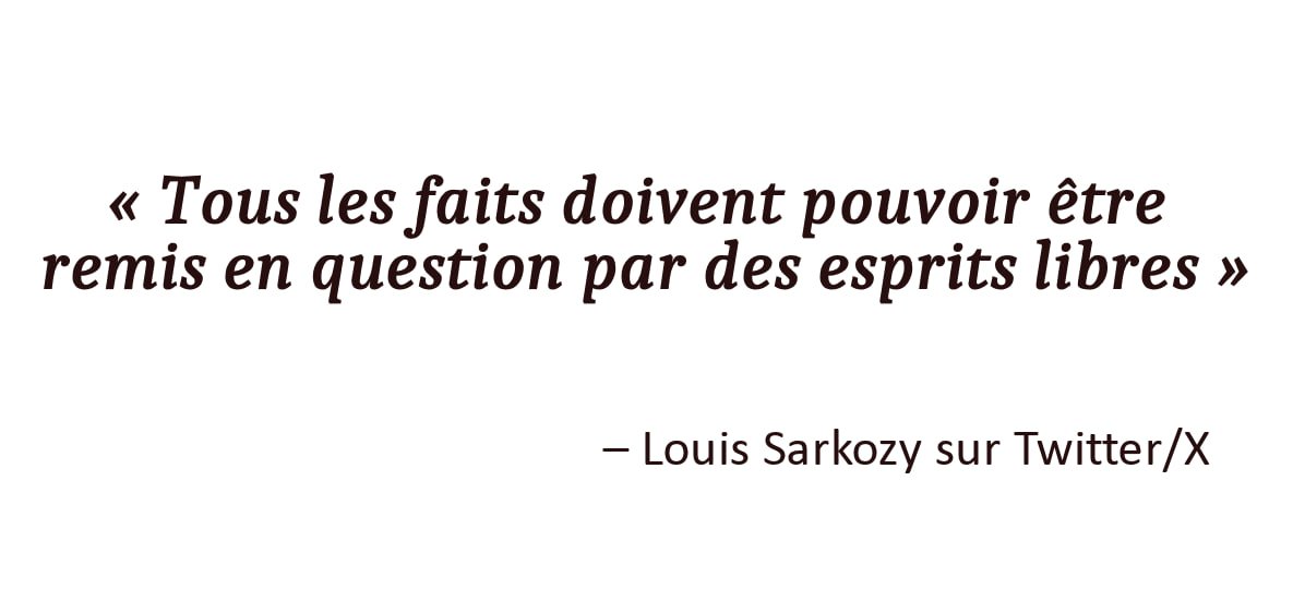 💡 Il ne parle pas d'opinion ni de théorie, mais de faits.

Sans le vouloir, le petit Louis découvre la définition de la post-vérité.