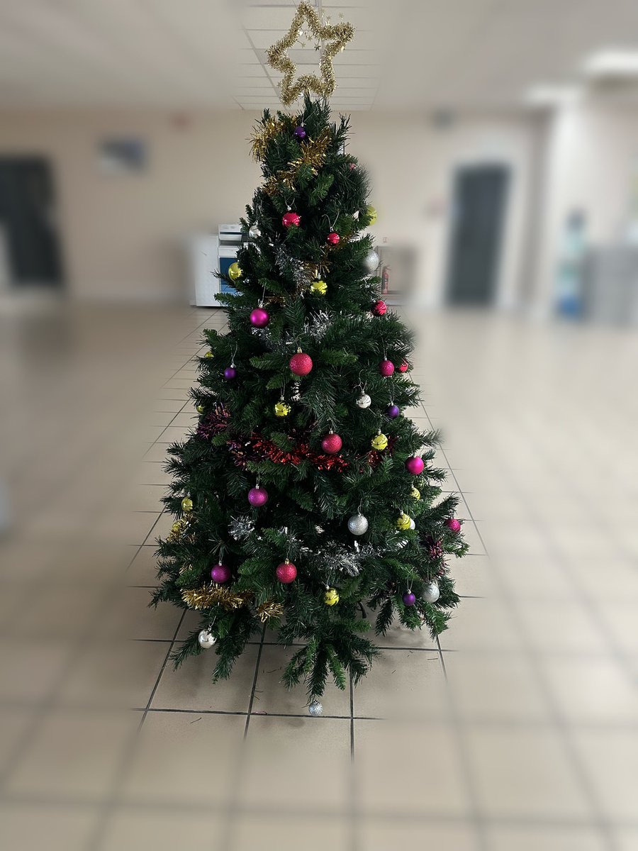 charlcallaghan's tweet photo. office tree complete🎄🎉 https://t.co/34qp7545gK