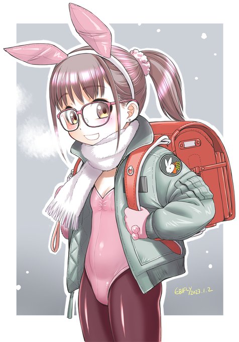 冬バニー
#あなたの描いたマフラー女子を見せて 