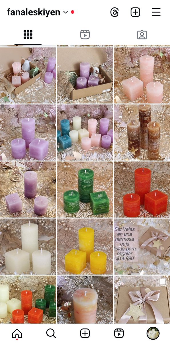 ElaineCandles's tweet photo. Velas en modo navidad !! 
Pide las tuyas !!! https://t.co/1CV1bYx5Js