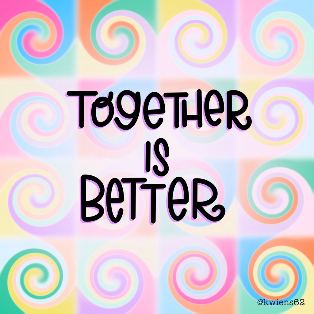 Together is better. 

@self_reg #Connection #Relationship #CoRegulation