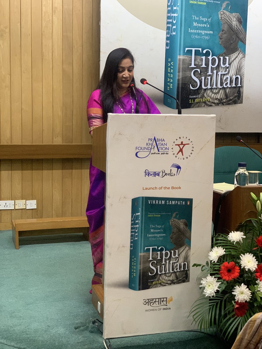 Unfolding Today!

The much-anticipated book launch under #Kitaab initiative of the Foundation in #Delhi showcases Dr. Vikram Sampath's latest masterpiece, Tipu Sultan: The Saga of Mysore’s Interregnum.

The book is being launched by Chief Guest Dr. S. Jaishankar, Honourable