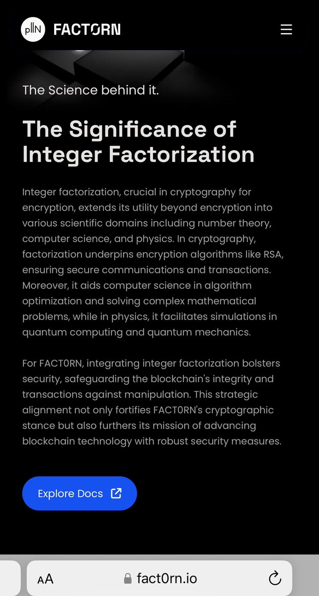 dk0240's tweet photo. @AltcoinDailyio Me to but buy #FACTORN https://t.co/QhsQV1hROU