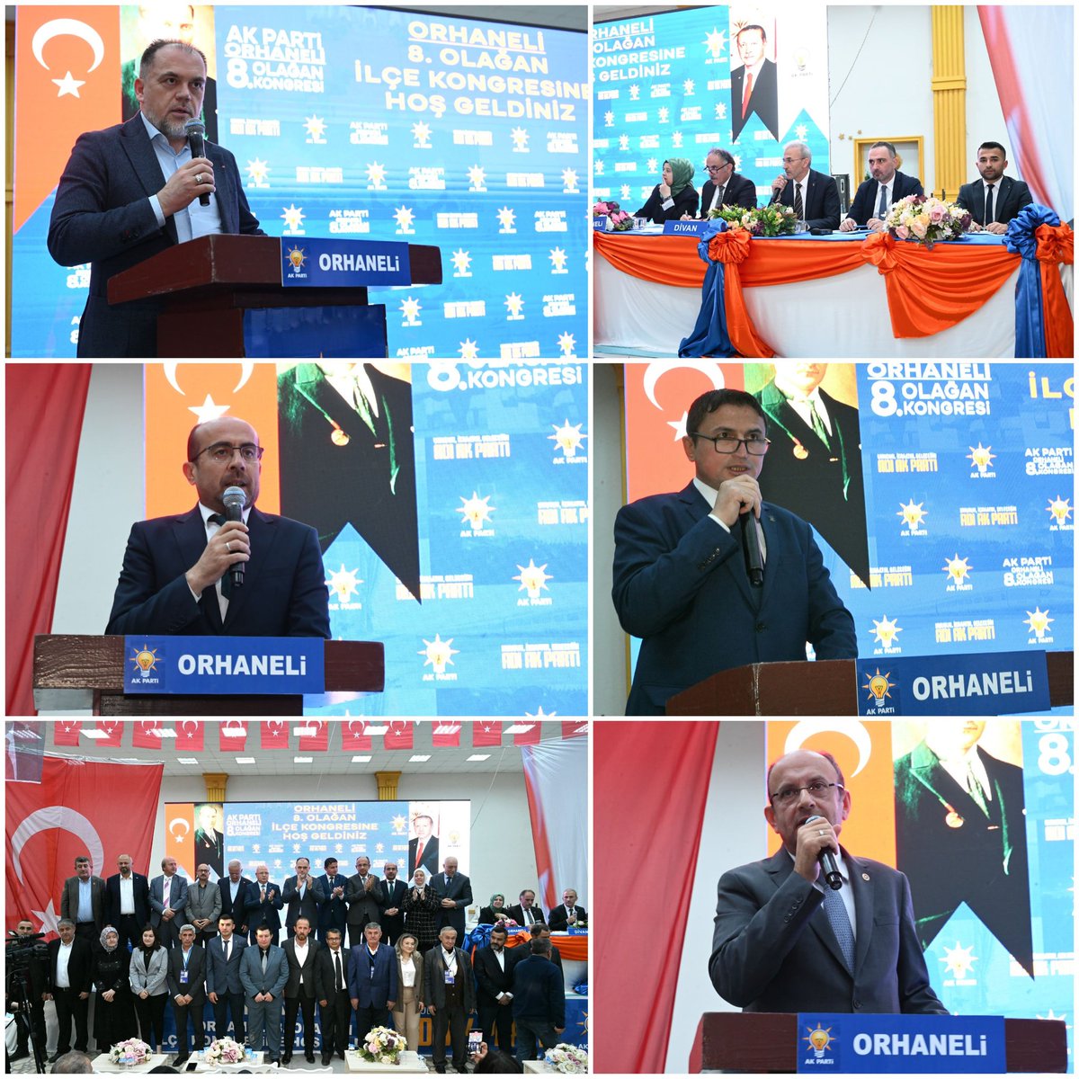 davutgurkan's tweet photo. Büyük coşku ve heyecanla kongrelerimiz devam ediyor!

Bugün #Orhaneli'de gerçekleştirdiğimiz İlçe Kongremiz hayırlı olsun. 

Başkanımız Serdar Başak ve tüm yönetim kurulu üyelerini tebrik ediyorum. Hep birlikte, #DurmakYokYolaDevam https://t.co/IP74nJoaMz
