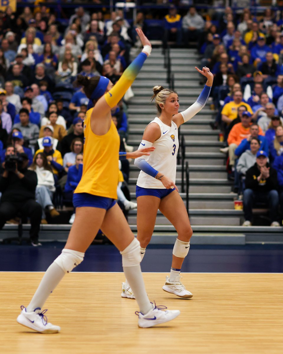 Set three is all Panthers 😼

TO, Yellow Jackets!

S3|
Pitt - 17
GT - 8