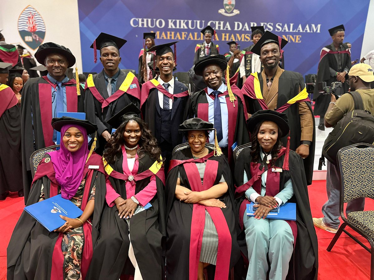School of Aquatic Sciences & Fisheries Technology (@soafudsm) on Twitter photo We congratulate our eight postgraduate students who graduated today at UDSM. Out of these, four graduated with Masters degrees and four with doctoral degrees. We wish them success in their future endeavors. <a href="/wiomsa/">WIOMSA</a>, <a href="/TAFIRI_TZ/">TAFIRI</a>, <a href="/udomtheofficial/">The University of Dodoma</a>, <a href="/UvuviNa/">Mifugo na Uvuvi</a>, <a href="/MwambaoCCN/">Mwambao Coastal Community Network Tanzania</a> We congratulate our eight postgraduate students who graduated today at UDSM. Out of these, four graduated with Masters degrees and four with doctoral degrees. We wish them success in their future endeavors. <a href="/wiomsa/">WIOMSA</a>, <a href="/TAFIRI_TZ/">TAFIRI</a>, <a href="/udomtheofficial/">The University of Dodoma</a>, <a href="/UvuviNa/">Mifugo na Uvuvi</a>, <a href="/MwambaoCCN/">Mwambao Coastal Community Network Tanzania</a>