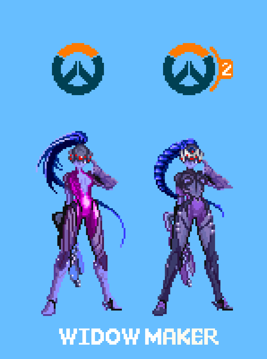 tapponKD's tweet photo. おもんないキャラNo.1
＃OW2 ＃OW ＃オーバーウォッチ ＃ウィドウメイカー #ドット絵 https://t.co/ULuwI5LGhW